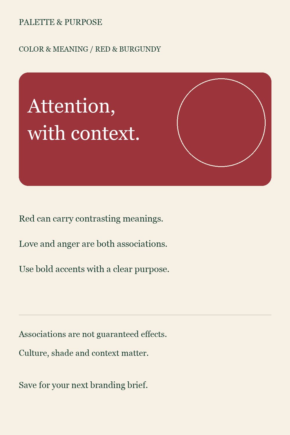 Red in Branding — visual reference