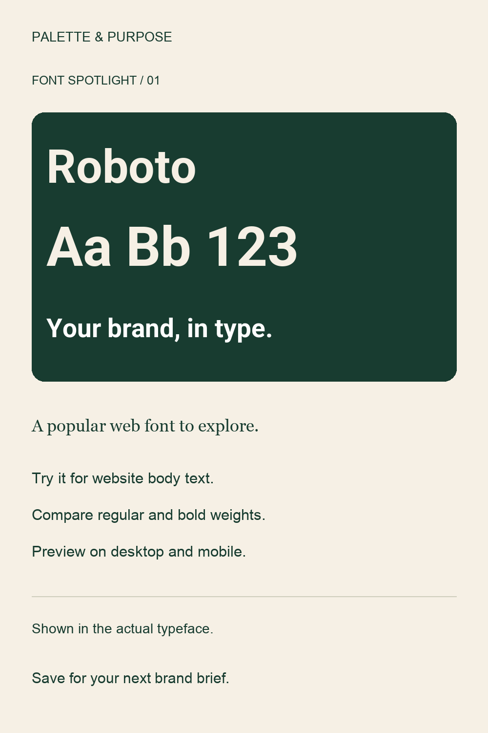 Roboto Font: Typography Ideas for Small Business Branding — visual reference