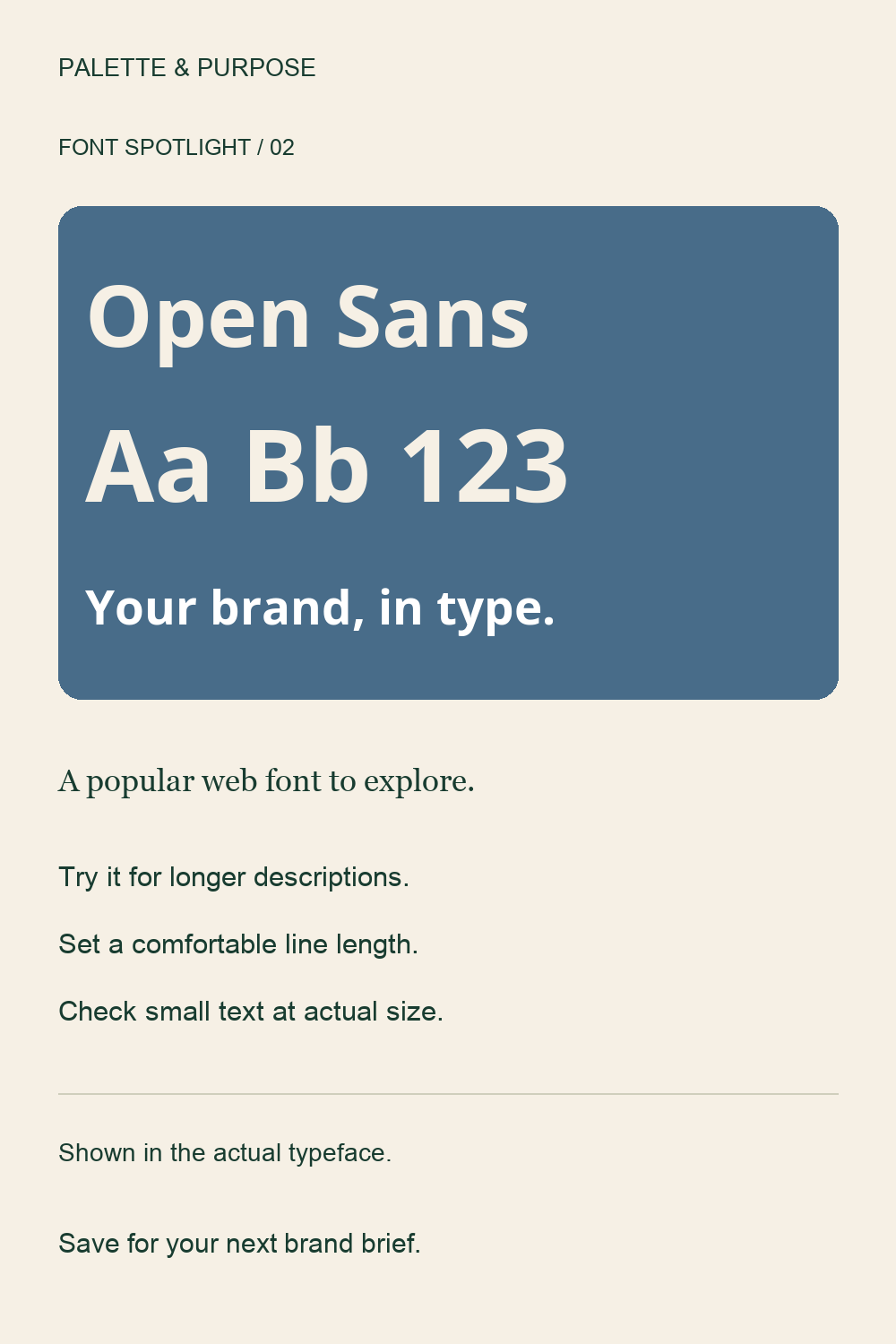 Open Sans Font: Typography Ideas for Small Business Branding — visual reference