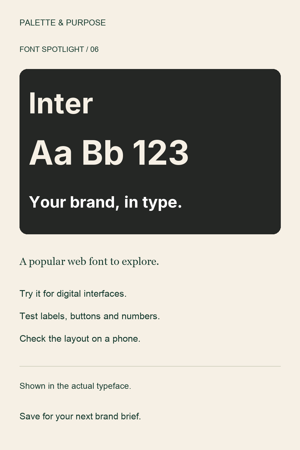 Inter Font: Typography Ideas for Small Business Branding — visual reference