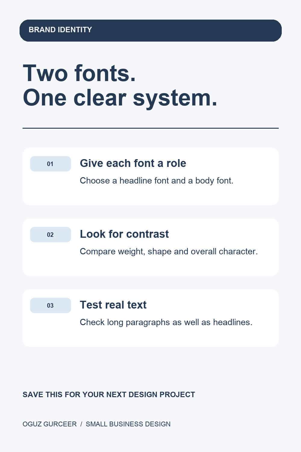 How to Pair Fonts for a Small Business Brand — visual reference