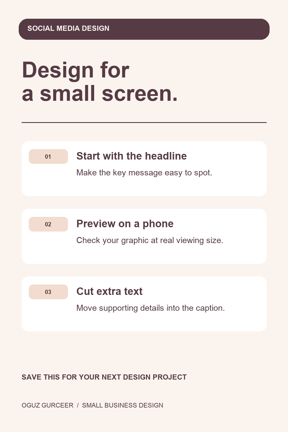 Social Media Font Sizes: Test Readability on a Phone — visual reference